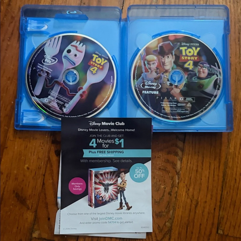 Disney Toy Story 4 Blu-ray - Blue Case